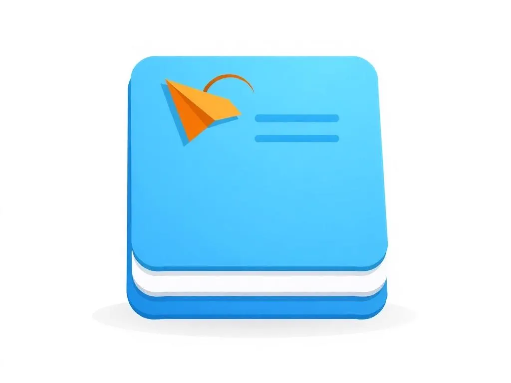 Stacked proposal document with a send arrow, illustrating an agent drafting and emailing a proposal